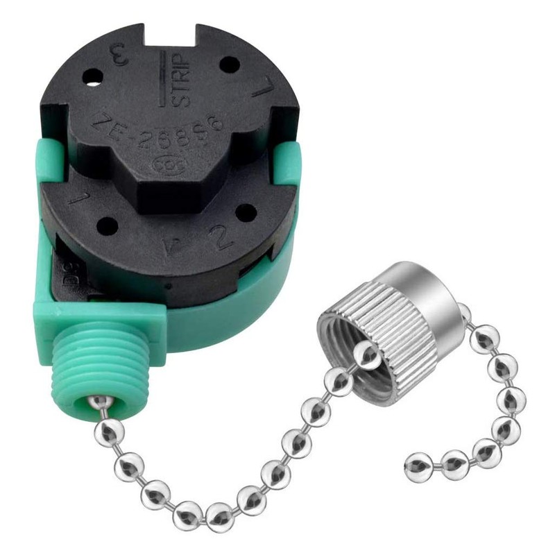 Topbuti 3 Pack Ceiling Fan Switch 3 Speed 4 Wire