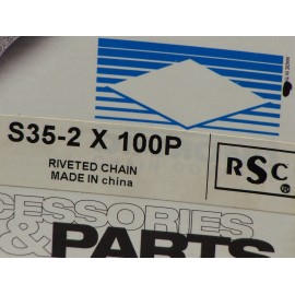 Diamond S35-2 X 100P Primary Chain 1929-52 45" Twins Harley Davidson Motorcycle