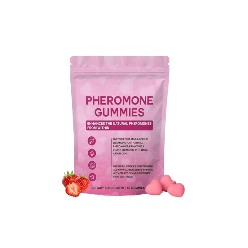 Women's Pheromone Gummies for Health, Scientific Formula with Beetroot, Parsley,