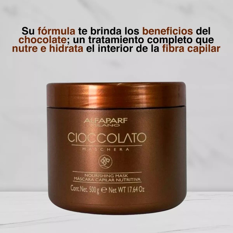 Alfaparf Milano Mascarilla Para Cabello Alfaparf Nutritiva Cioccolato 500 Gr