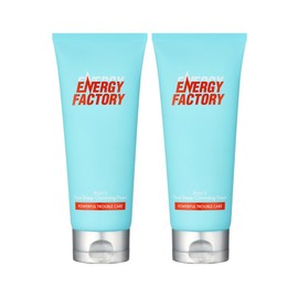 Man with Flowers Energy Factory Men's Pore Deep Cleansing Foam 200ml x 2 / 꽃을든남자 에너지팩토리 맨즈 포어 딥 클렌징 폼 200ml x 2개