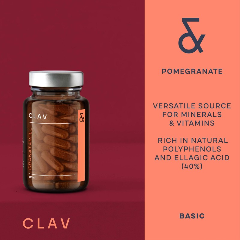 1000mg Pomegranate Extract per Daily Dose | Rich in Polyphenols
