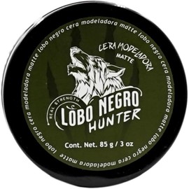 Lobo Cera modeladora para Cabello Terminado Matte Lobo Negro Hunter, 80 gr