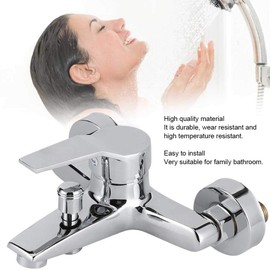 HOHXFYP Shower Faucet Robinet Bain, G1/2in Durable and Wear Resistant Copper Bathtub Faucet,Wall Mounted Bathtub Faucets Bathroom Faucet with Handle