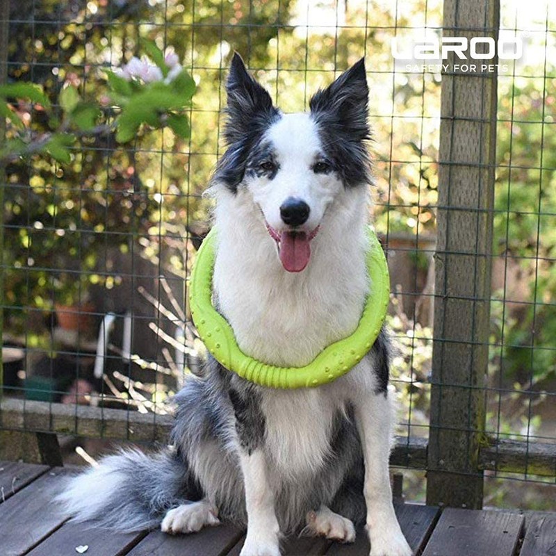 LaRoo Dog Toys for Aggressive Chewers,Floatable Dog Flying Disc,Sizes Dog