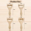 KASURE Wooden Massage Roller, 4 Pcs Manual Massage Tools, Back
