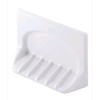 Lenape Wall-Mounted White Ceramic Tub Soap 4 in. x 6