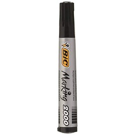 BIC Marking 2000 ECOlutions Permanent Bullet Tip Markers - Black, (Pack of 1)