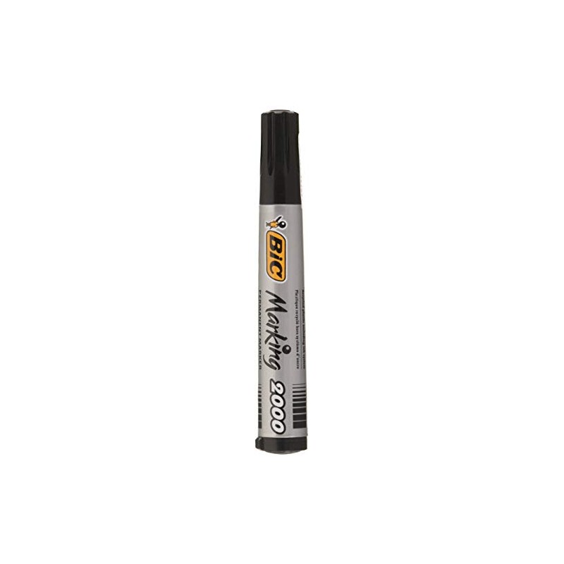 BIC Marking 2000 ECOlutions Permanent Bullet Tip Markers - Black,