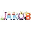 Playshoes Children's Wooden Letters Name Set Jakob - Assorted