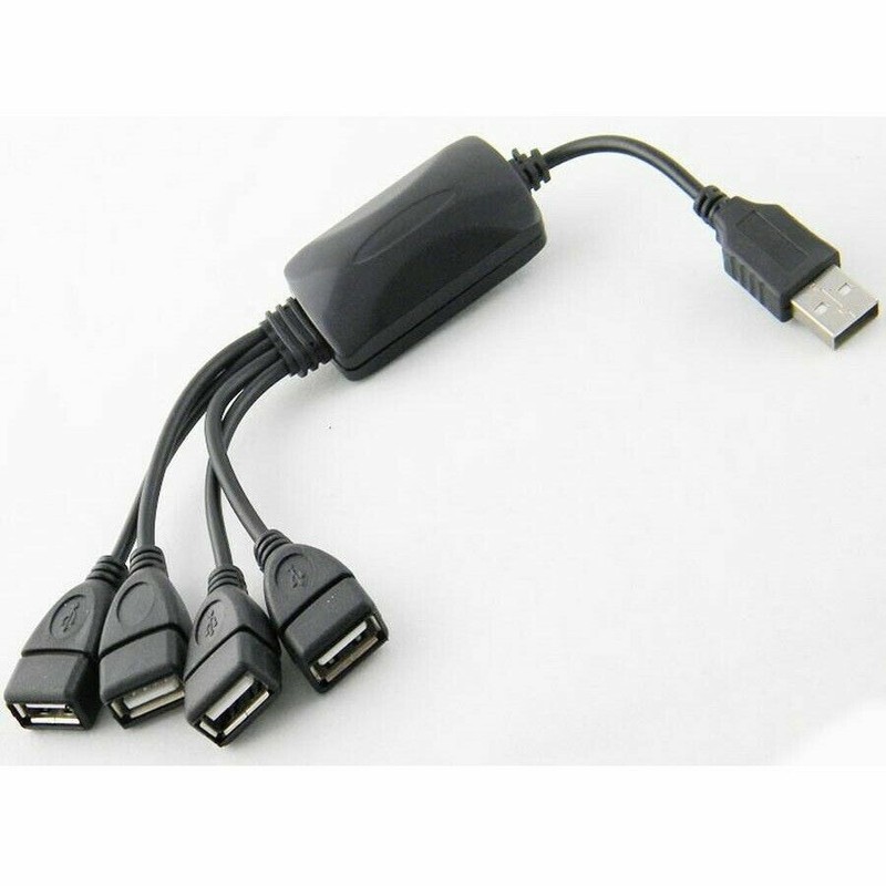 4 Port USB 2.0 High Speed Hub Octopus Splitter 480