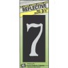 Hy-Ko Products CA-25/7 Aluminum House Number 7 SEVEN 3.5" High