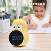 LEDHOLYT Kids Alarm Clock, Cute Pear Wake Up Kids Sleep