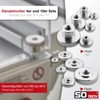 Set of 4 SOTECH Knurled Nuts M5 Stainless Steel V2A