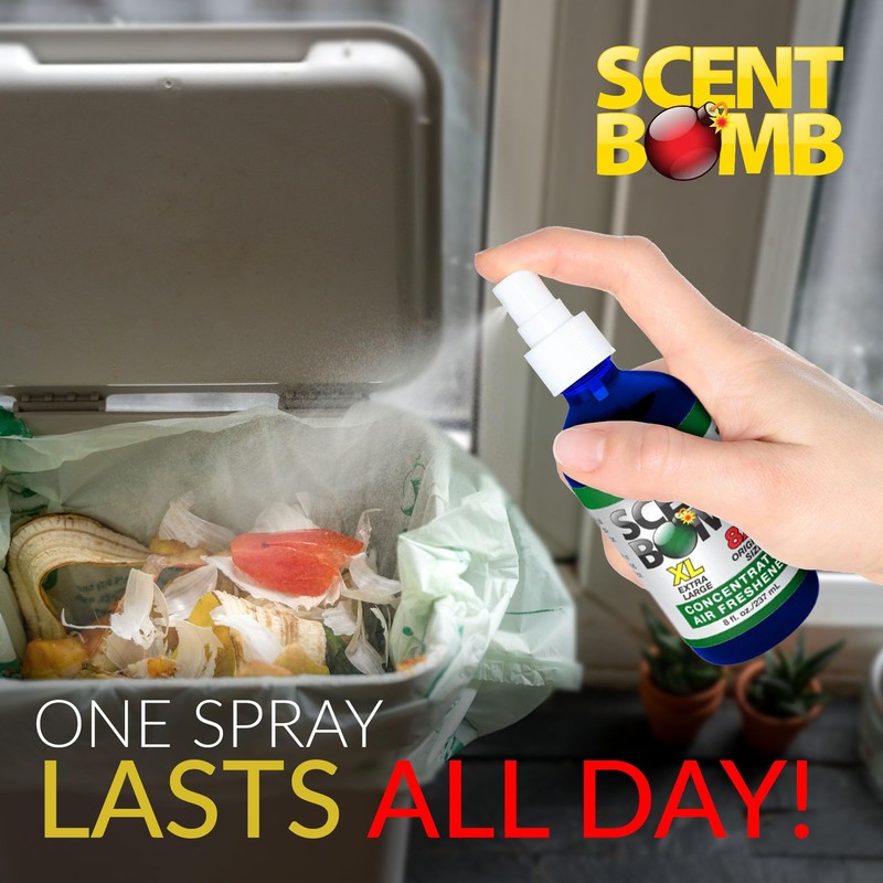 Scent Bomb Pine Air Freshener Spray, Long-Lasting Odor Eliminator for