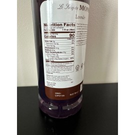 LE SIROP DE MONIN LAVENDER SYRUP UNOPENED BRAND NEW 33.8 OZ