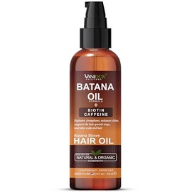 VANIDOX Batana Hair Oil with Biotin & Caffeine – Strengthening Scalp & Hair Treatment for Men & Women – Lightweight, Non-Greasy Formula – 4 fl oz
