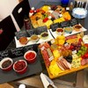 Goalfly 30 Pack Food Labels for Party Buffet, 4x3 Inches