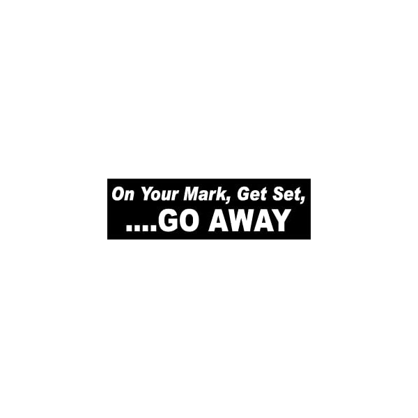 Gear Tatz - Adhesivo para parachoques - On Your Mark,