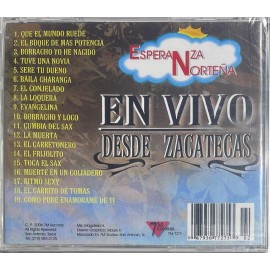 Esperanza Nortena: En Vivo Desde Zacatecas CD (2006, 7M Records)