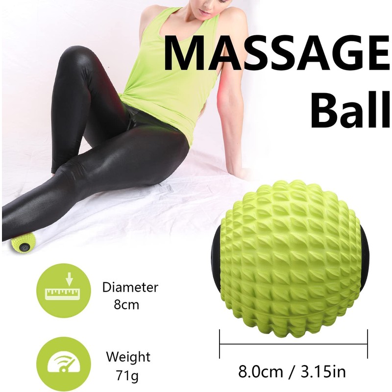 MURLIEN Massage Roller Ball, Deep Tissue Massager for Myofascial Release,