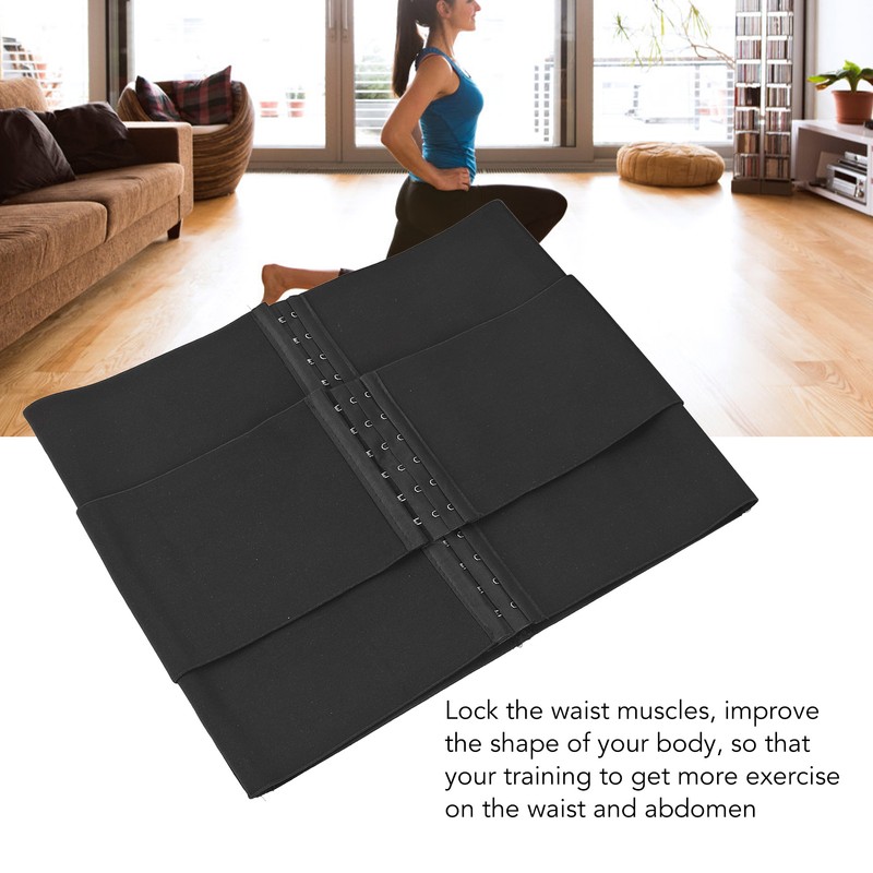 Fitness Waist Trainer Shaper Shuttleless Process Breathable Comfortable Buckle Waist