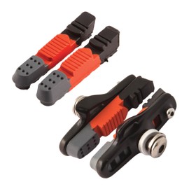Clarks Elite Road Bike Brake Pads and Inserts - Pair of 50mm Triple Contour Pads & Replacements Compatible with SRAM, Shimano & Campagnolo Road Bikes