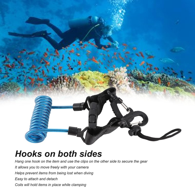 QANYEGN Diving Lost Lanyard, Deep Sea Diving Camera Loss Lanyard,