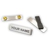 Uniform Name Badge, Military/Police Style with Clutch or Magnet Back,