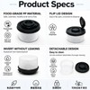 Lunchbox Salt and Pepper Shakers, 2 Pack Mini Travel Spice