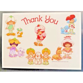 AMERICAN GREETINGS CORP 1983 STRAWBERRY SHORTCAKE THANK YOU POSTCARD - AMERICAN GREETINGS CORP