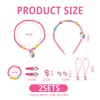 NIDHFG 2 Sets Of Children'S Jewelry Sets, Cute Cartoon Jewelry,