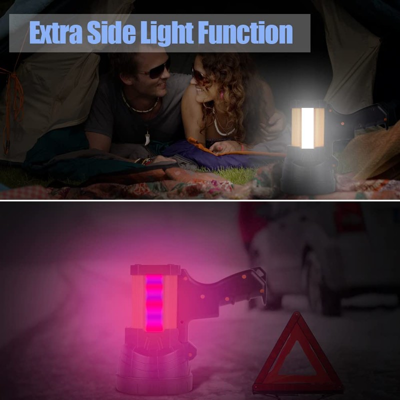 Vanvale Super Bright Rechargeable Spotlight,Handheld Rechargeable LED Flashlight Ultra-Long Standby