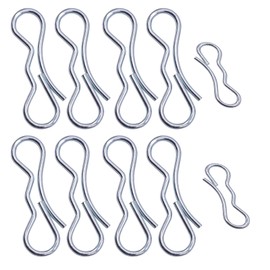 HABIIID Deck Clip Set，8 Pcs 194209 Bow Tie Lock Cotter Pins and 2 194208 Bow Tie Lock Cotter Pin for Craftsman Poulan Husqvarna Mowers