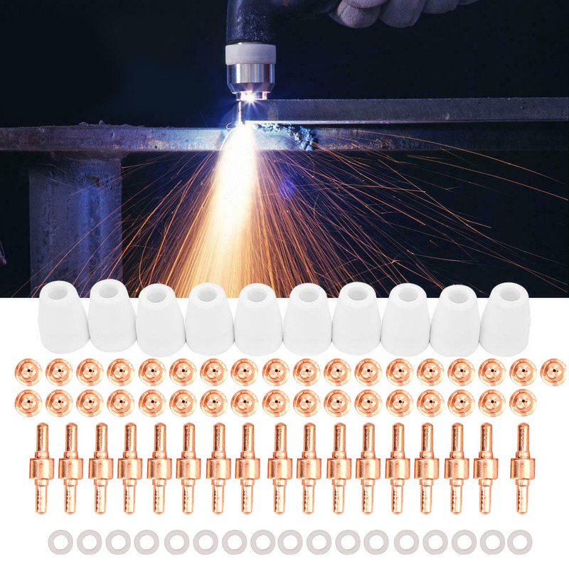 75pcs Shield Cup Tip Electrode Swirl Ring for PT-31 LG