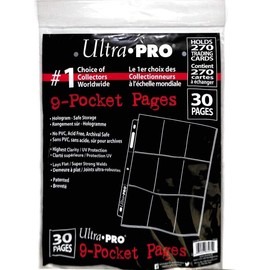 Ultra Pro 30/9 Pocket Page Protectors by Ultra Pro