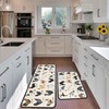 Farmhouse Rooster Kitchen Rugs and Mats Set of 2, Seasonal