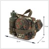 Commando Industries Bum Bag with Water Bottle Belt Bag Black