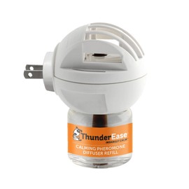 ThunderEase Dog Calming Pheromone Diffuser Kit | Powered by ADAPTIL | Vet Recommended to Relieve Separation Anxiety, Stress Barking & Chewing, and Fear of Fireworks & Thunderstorms (30 Day Supply)