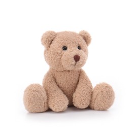 Apricot Lamb Clever Bear Jack Stuffed Animals for Kids, Soft Cute Plush Toys for Baby Girl and Boy, 7 Inches