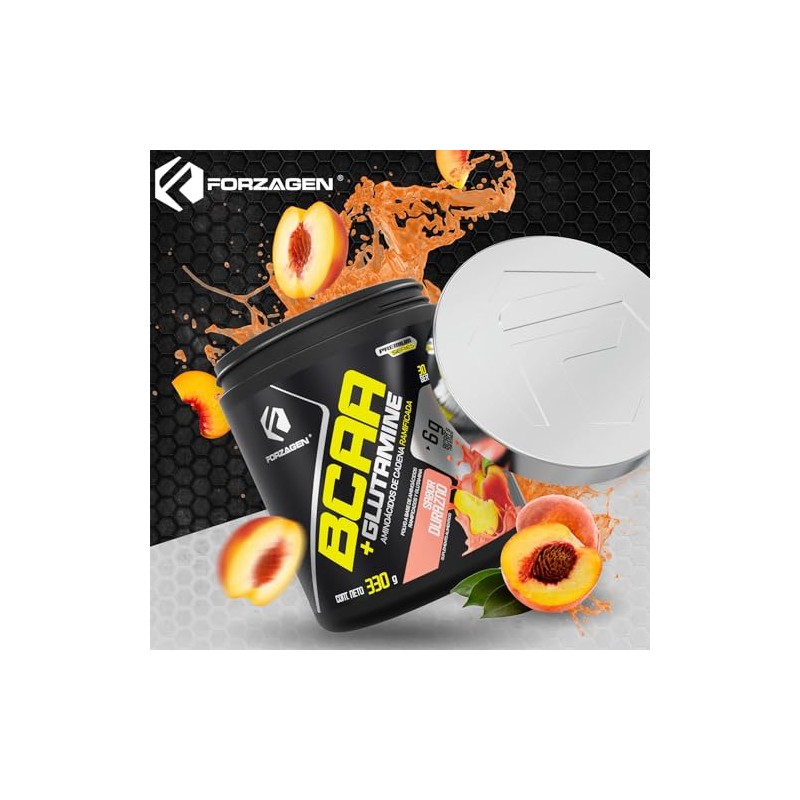 Forzagen | Aminoácidos BCAA + Glutamine | 8 g de