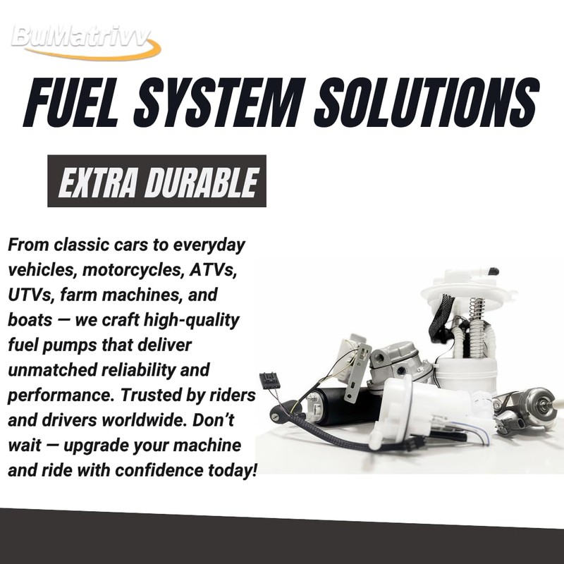 BUC10543 Fuel Pump W/Filter Compatible with John Deere 620i Utility