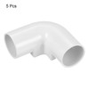 sourcing map PVC Conduit Coupler Elbow Fittings 25mm Inspection for