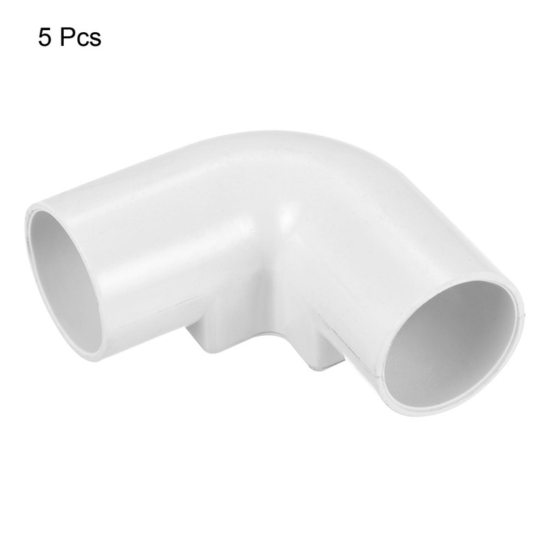 sourcing map PVC Conduit Coupler Elbow Fittings 25mm Inspection for