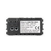Double USB socket PNI UB20, 5V, 2.4A, modular, type F