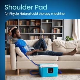 PhysioNatural Connection Type B Shoulder Pad with Quick Connect and Disconnect Couplings for Post-Operative