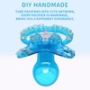 CutiePlusU Adult Sized Dummy for Adults Crystal DIY Handmade Blue