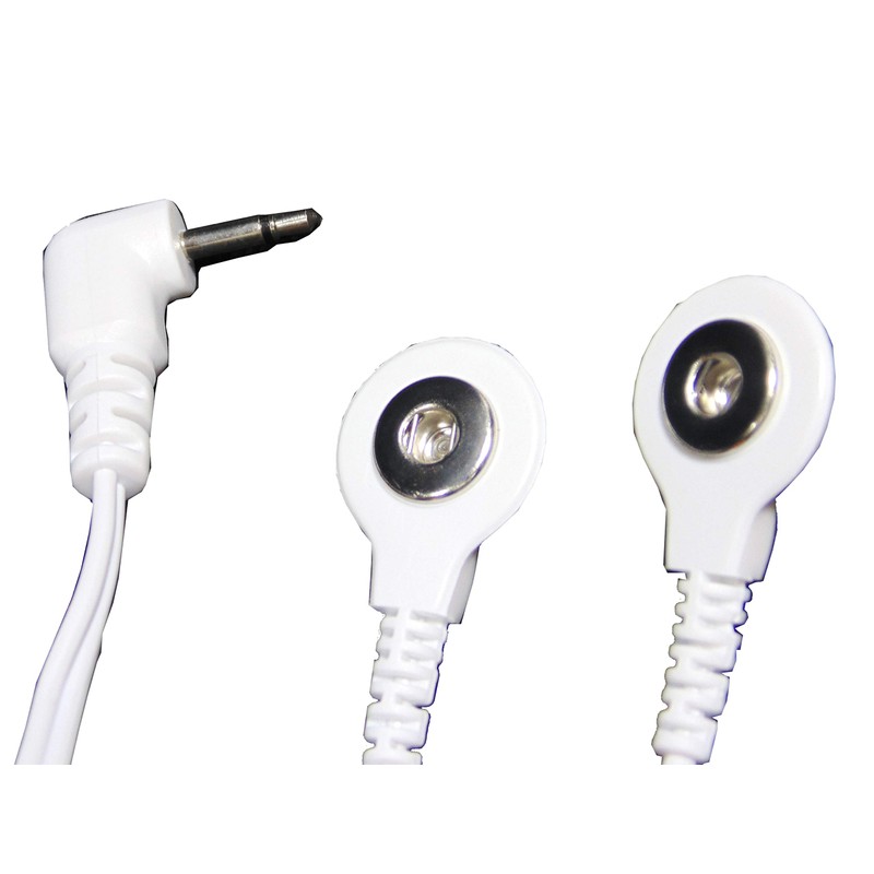 TENS / EMS 3.5 mm electrode cables with snap connection