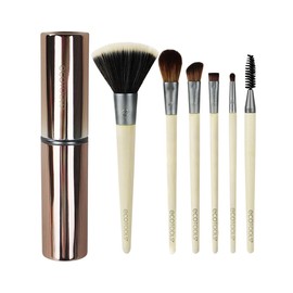 Ecotools Cruelty Free Ect 10 Year Anniversary Make Up Brush Set Made with Sustainable and Recycled Materials; With Custom Cut Bristles