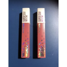 Maybelline New York 405 Guest Of Honor Super Stay Matte Ink Liquid Lipstick, 2pk